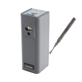 Controlador de temperatura tipo Aquastat de límite alto o bajo con SPDT, montaje horizontal, rango 38 a 116 °C