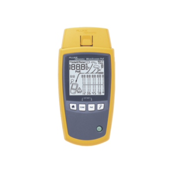 Verificador de Red MicroScanner PoE, para Comprobación de Redes de Voz, Datos, Video y PoE 802.3af, at, bt y UPOE, con Pantalla LCD Retroiluminada