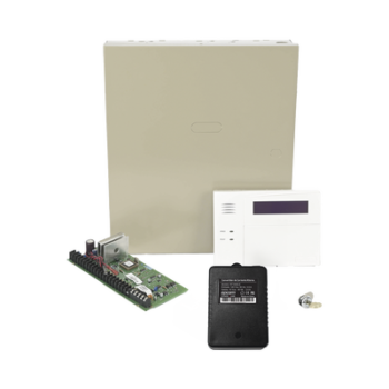 Panel de Control de Alarma VISTA-48LA / 3 Particiones Independientes / 48 Zonas Totales / Carga-Descarga por Internet agregando modulo IPCOM o LTEMPA / Soporte Teclados Gráficos Táctiles / Compatible Serie Inalámbrica 5800