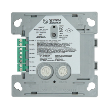 Módulo de Sincronización Inalámbrico / Compatible con Paneles Notifier, Fire-Lite, Silent Knight y Farenhyt / Incluye Baterías