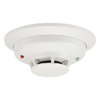 Detector fotoeléctrico de humo de 4 hilos con sensor térmico fijo a 57 grados C para paneles de incendio