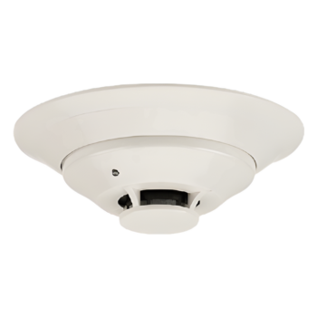 Detector de humo fotoeléctrico para ducto de bajo perfil, montaje colgante, para sistemas de flujo nulo o bajo