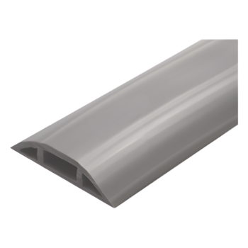 Canaleta flexible color gris de PVC auto extinguible tramo de 2.5m (9300-01253)