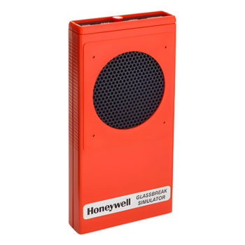Simulador de rotura de vidrio para pruebas de detectores FlexGuard, modos manual y flex, con activación remota hasta 10 pies