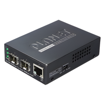 Convertidor de Medios con Doble Puerto SFP 1000BASE-FX/SX/LX y Puerto Ethernet 1000Base-T