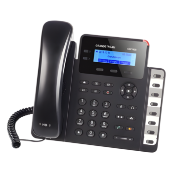 Teléfono IP SMB de 2 líneas con 3 teclas de función, 8 teclas BLF y conferencia de 3 vías, PoE