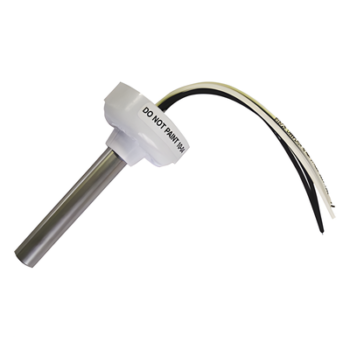 Detector térmico convencional tipo pigtail para intemperie, activación 135°F (57°C), sellado hermético, sin base