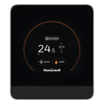 Módulo de pared con pantalla táctil capacitiva para temperatura y humedad, comunicación Sylk, BACnet MS/TP y Modbus RTU, serie TR100