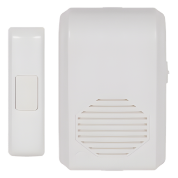 Timbre Inalámbrico / Alcance 150 m (492.1 ft) / 10 Tonos / Receptor Incluido / 120 VCA / Sin Cableado