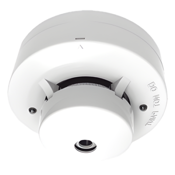 Detector de Humo Fotoeléctrico No Direccionable de 4 Hilos / Buzzer Integrado / LED 360° / DC 12 V / Algoritmos de Discriminación Avanzada