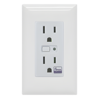(ZWAVE) Tomacorriente con señal inalambrica Z-WAVE, compatible con HUB HC7, C8, puede ser un panel de alarma L5210, L7000 con Total Connect y Alarm.Com