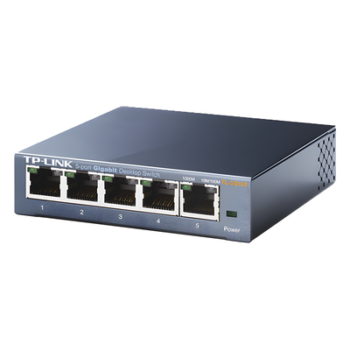 Switch Gigabit no administrable de 5 puertos 10/100/1000 Mbps