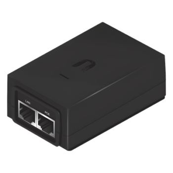 Adaptador PoE Ubiquiti de 24 VDC, 1.0 A con puerto Gigabit
