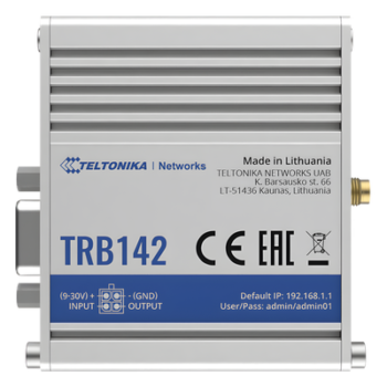Gateway Industrial LTE 4G a Puerto Serial RS232