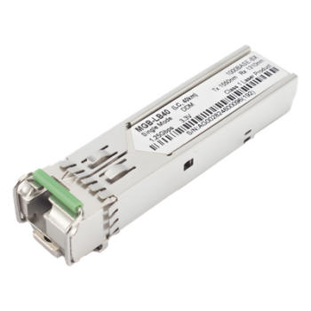 Transceptor mini-Gbic SFP 1G LC TX:1550nm RX:1310 para fibra Mono Modo 40 Km WDM, Requiere MGB-LA40