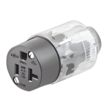 Conector Iluminado 20 A 125 V CA 2 Polos 3 Hilos (Nema 5-20R).