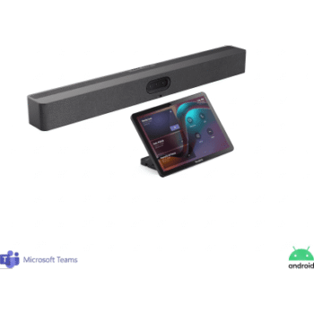 Barra de Videoconferencia A50 de Yealink para Salas Medianas y Grandes con Android Integrado para Microsoft Teams y Modo BYOD - Incluye Panel Touch