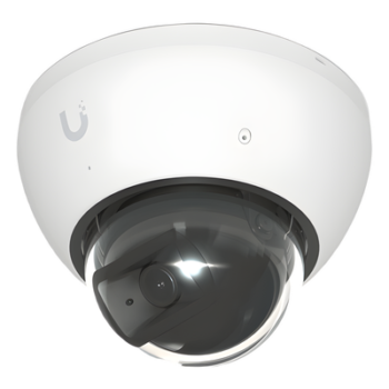 Cámara UniFi Protect G5 AI Dome Blanco, Para Interior o Exterior, 4K (8MPX), Ángulo 109.9°. Visión Nocturna IR Hasta 40m, Detecciones Inteligentes de Rostros y Placas, Audio Bidireccional, Protección IP66, Anti-Vandalismo