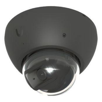 Cámara UniFi Protect G5 AI Dome Negro, Para Interior o Exterior, 4K (8MPX), Ángulo 109.9°. Visión Nocturna IR Hasta 40m, Detecciones Inteligentes de Rostros y Placas, Audio Bidireccional, Protección IP66, Anti-Vandalismo