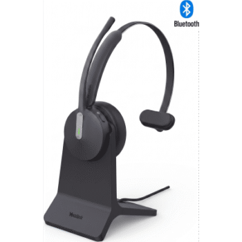 Diadema Bluetooth de Yealink BH70 Mono Con Certificación Microsoft Teams y Base de Carga