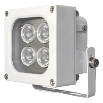 Iluminador LED de Alta Potencia | Luz Blanca | 10 Metros de Iluminación | Cobertura 120° | IP66 | Bajo Consumo de Energía | Fotocélula Incorporada | Soporte en “U” | Carcasa de Aluminio | Alta Transmitancia de Luz. | C