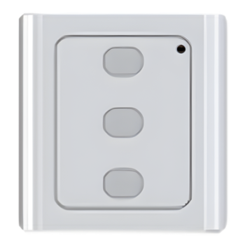 Control Remoto Inalámbrico RF de Pared / 433 MHz / 3V / Alcance 30 m (100 ft) / Código Rodante
