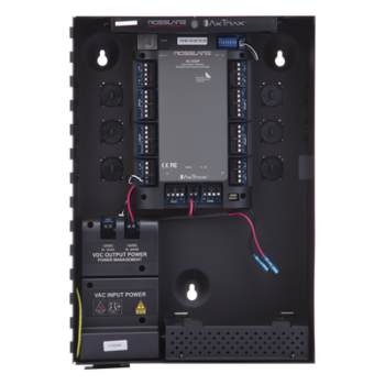 Controlador de Acceso / 4 Lectoras Wiegand 26 Bits / 30,000 Tarjetas / 20,000 Eventos / TCP/IP y RS485 / Expandible a 64 Controladores