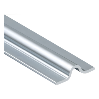 Guía de Piso Sobrepuesta / Acero Galvanizado / 3 m (9.84 ft) / 1.55 kg/m / Puertas Corredizas Industriales