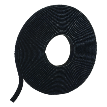 Rollo de Cinta de Contacto, de 75 Pies (22.9m) de Largo, 19.1 mm de Ancho, Color Negro