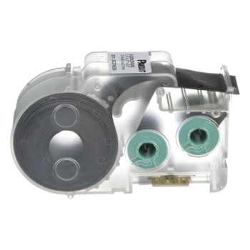 Casete de 200 Etiquetas Autolaminadas de 25.4 x 38.1 mm (1 x 1.5 Pulgadas), para Cables de 4 a 8.1 mm (0.16 a 0.32 Pulgadas) de Diámetro, Área de Impresión Color Blanco