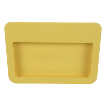 Tapa Final Para Canaletas FiberRunner™ 6x4, de Instalación a Presión, Color Amarillo