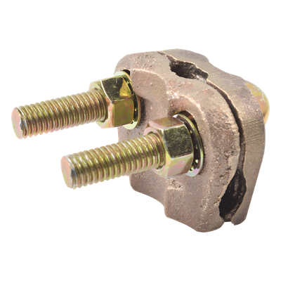 Conector Antivandalico de Varilla 3/4" a Cable Calibre 2/0 (Doble cero) a 350 Kcm.