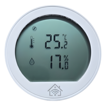 (ZigBee) Sensor de temperatura y humedad con pantalla de consulta, inalambrico ZigBee
