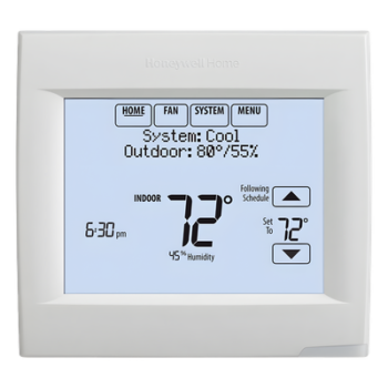 Termostato inteligente Wi-Fi con pantalla táctil para sistemas de hasta 3H/2C bomba de calor o 2H/2C convencional, línea VisionPRO 8000