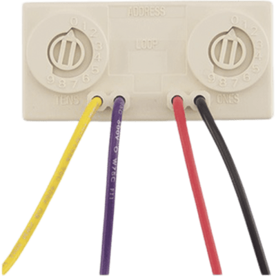 Mini módulo monitor direccionable para contacto seco normalmente abierto, protocolo LiteSpeed, paneles Fire-Lite