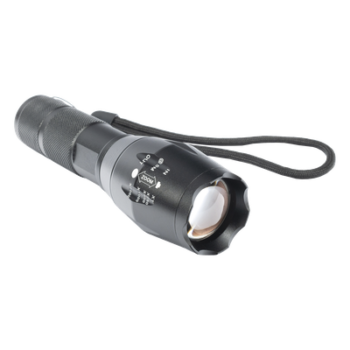 Linterna LED de Aluminio, 800 Lúmenes, IPX4, Resistente al Agua
