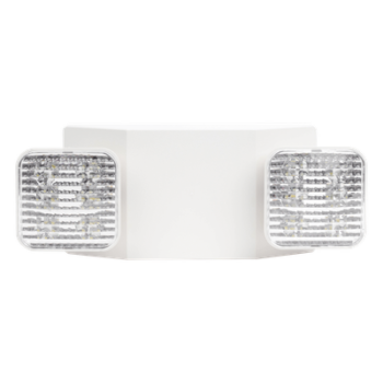 Luz LED de Emergencia / Doble LED 1W / 150 Lúmenes / Voltaje Universal 127-277 VAC / Batería Ni-Cd 3.6V 900mAh / UL 5VA / 90 min Autonomía