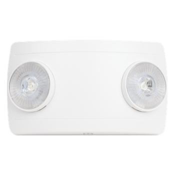 Luz de Emergencia LED / Doble LED 1W 150 lúmenes / Batería Ni-Cd 3.6V 900mAh / 90 min Autonomía / Voltaje Universal 127-240 VAC / UL 5VA / Blanco