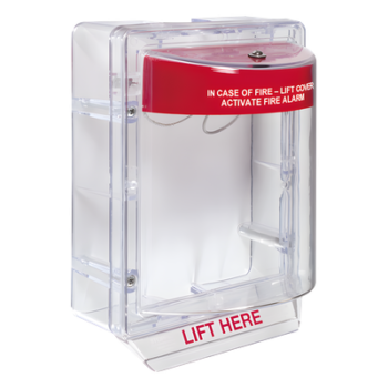 Cubierta Protectora de Alarma / Policarbonato Inviolable / Bocina Ajustable 95/105 dB / Montaje en Superficie / ADA