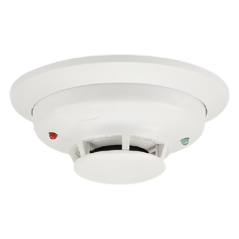 Detector fotoeléctrico de humo de 4 hilos con sensor térmico fijo a 57 grados C para paneles de incendio