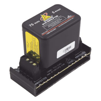 Protector Modular 75 V / 2 Pares / Base Desmontable / Snap-Track / Voz Datos y Señalización