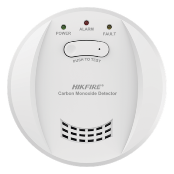 (HikFire) Detector de Monóxido de Carbono / Sensor Electroquímico Avanzado / Alarma Visual y Audible