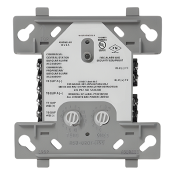 Módulo monitor direccionable dual de 2 circuitos IDC Clase B para lazo SLC de paneles inteligentes Fire-Lite
