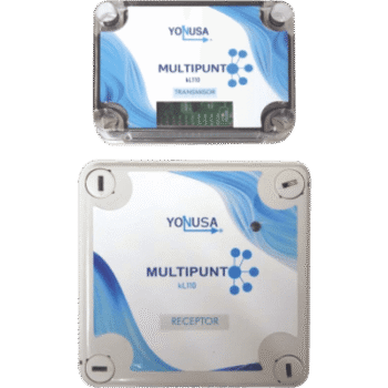 KIT Transmisor / Receptor Inalámbrico para KLT110 / 1 KM Linea de Vista / Multi-Punto Soporta 10 Equipos