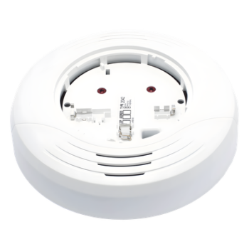 Base sonora estándar para detector de humo, tono seleccionable por jumper, compatible con base B501BH, color blanco