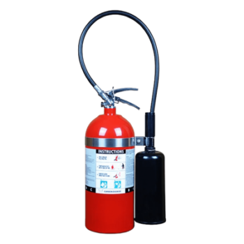 Extintor de CO2/10 lb (4.54 kg) / Clase B y C / UL Listado