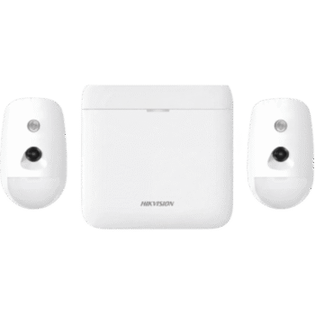 (AX PRO) KIT de Alarma AX PRO 96 Zonas / Incluye: 1 Hub 96 Zonas con GSM y Batería de Respaldo / 2 Detectores de Movimiento con Cámara (PIRCAM) / Compatible con Hik-Connect P2P