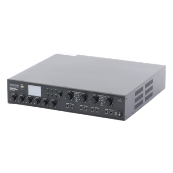 Amplificador Mezclador Matricial | 4 zonas | 240w por canal | 6 entradas | Receptor de medios