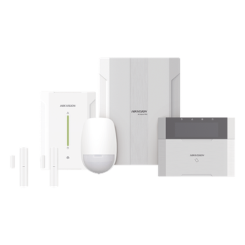 KIT Panel de Alarma HYBRID PRO / 1 Panel Híbrido / 1 Teclado LCD / 2 Contactos Magnéticos Inalámbricos / 1 PIR Inalámbrico