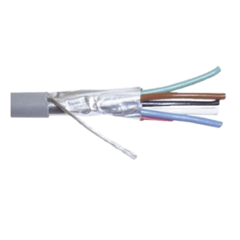 Cable de control / Calibre 22 / 6 conductores / Blindado / CMR / 305 m (1000 pies) / Gris